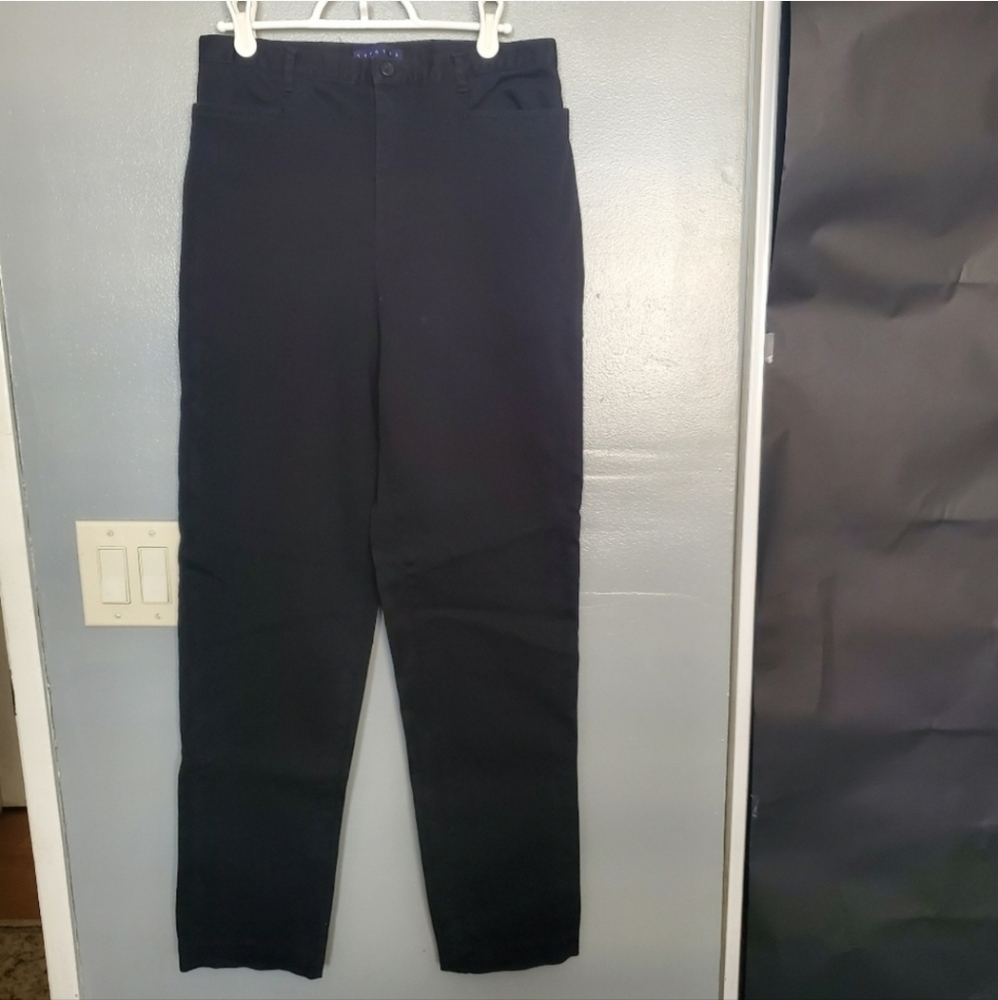 Hillard & Hanson stretch casual 10. Black pants.